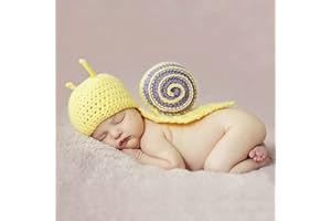 BYNYXI 2tlg Neugeborene Fotografie Prop Baby Outfit, Niedlichen Baby Fotoshooting Mädchen Jungen Baby Foto Prop Fotografie Kostüm Requisiten für Baby Babyshooting Neugeborenen 0-3 Monaten