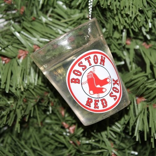 Boston Red Sox Shot Glass Ornement de Noël