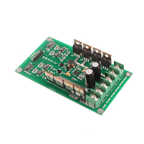 DROK® 3-36V Dual-Way Motor-Treiber-Modul 10A DC H-Brückenmotortreiber PWM-Modul Circuit Board-MOSFET-Treiber Motor Ansteuerboard mit Bremsfunktion - 2