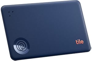 Tile by Life360 Slim (2024)–portfelowy lokalizator Bluetooth w formacie karty wsuwanej do zawieszki przy bagażu,paszportu i inne miejsca.Zgodność: iOS i Android. Znajdowanie telefonu.1 szt(navy blaze)