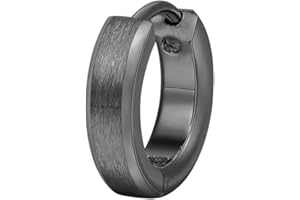 Brosway Orecchino Singolo Uomo, Orecchino a Cerchio in Acciaio | Collezione INK - BIK22