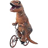 Ohlees® T-Rex Inflatable dinosaur mascot Costume party Festival Park for adult size high 2.2m (brown)