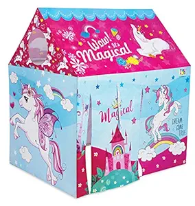 itoys Unicorn Theme Playhouse Tent for Kids