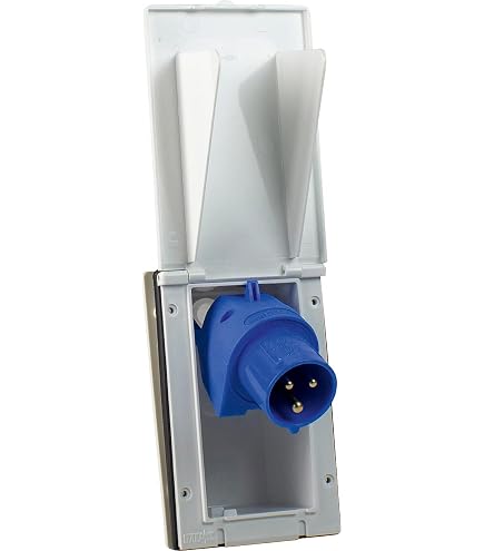 Sirox Staubschutzkappe Für CEE-Gerätestecker 63 A, 5-polig – Robuste Schutzabdeckung In Weiß