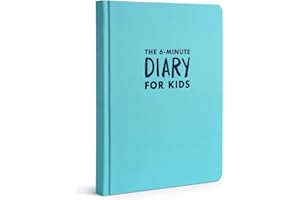 URBESTSELF Dziennik 6-minutowy dla dzieci | Dziennik dla dzieci promujący pozytywny nastawienie: Więcej zaufania, uważności i szczęścia | prezent dla dziewcząt i chłopców, wiek 6-12 lat