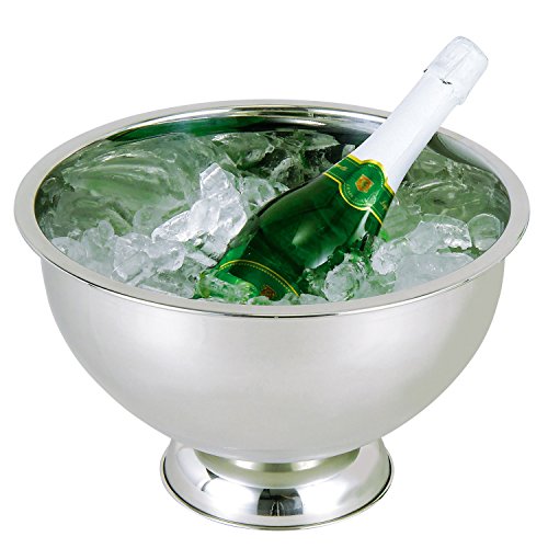 Sektkhler Aus Rostfreiem Edelstahl Ca 34 Cm Ideal Als Champagnerkhler Fr Mehrere Flaschen Als Dekorativer Champagnerbowl Sowie Weinkhler Sektkhler Aus Rostfreiem Edelstahl Ca 34 Cm Ideal Als Champagnerkhler Fr Mehrere Flaschen Als Dekorativer Champagnerbowl Sowie Weinkhler
