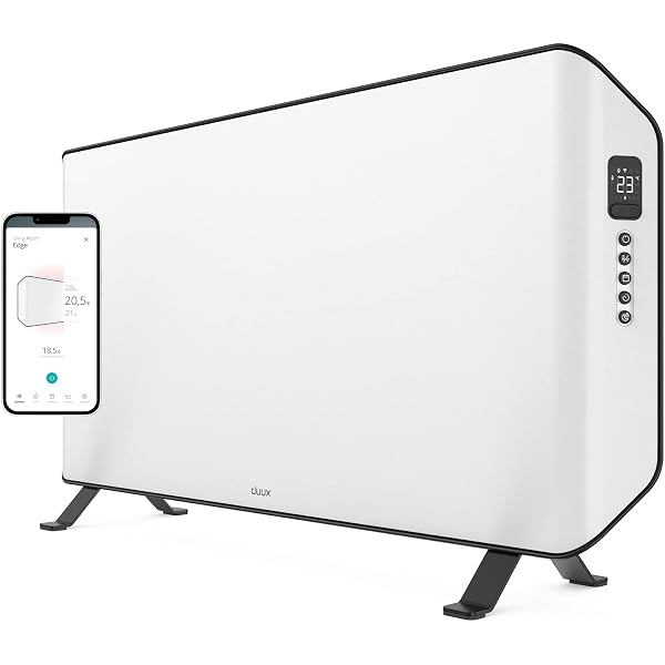 DUUX | Edge 1000 | Smart Convector Heater | White |1000W of Heating Power |  15m² Room Size : Amazon.co.uk: DIY u0026 Tools