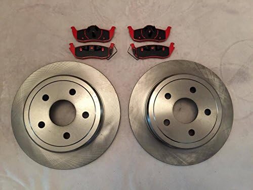 LPB ALPHA BRAKES SET of Rear Brake Discs & CERAMIC Pads Grand Cherokee 2005-2010/ Commander 2006-2010