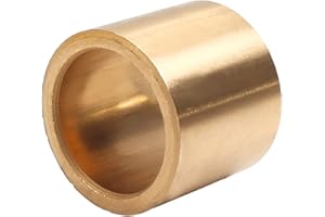 Othmro - Casquillos autolubricantes para rodamientos de aceites en polvo metalúrgico, estaño, 25 mm de diámetro x 32 mm de diámetro x 28 mm de longitud, 1 unidad