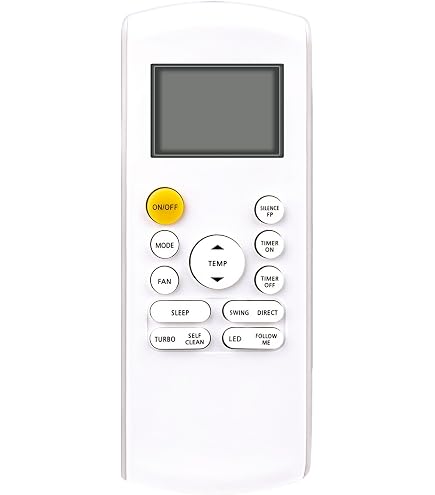 Telecomando Ricambio RG57A7/BGEF Per Condizionatore Midea – Sostituto RG57A7-BGEF, Ergonomico, Tasti Morbidi