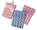 Beautiful Soft Micro Fleece Zizgzag Pattern Fleece Baby Blanket in Pink