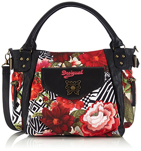 Desigual Bols Mcbee Tsukiflo, Women's Bag, Multicolour (2000 Negro), One Size