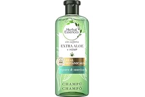 Herbal Essences Champú Renew Sin Sulfatos Con Aloe Intenso Y Hemp 380 ml