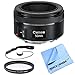 Produktbild Canon EF 50 mm f/1,8 STM Prime Lens Paket enthält EF 50 mm f/1.8 STM Prime Lens, 49 mm UV-Filter, Objektivdeckel Keeper und Micro Faser Tuch
