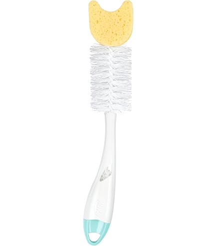 Kit Nettoyage Biberon 4 Pièces - Goupillon Long, Écouvillon Tétine, Brosse Paille & Support Escargot
