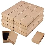 4. DIY cajas de joyería: son de color marrón liso. Puedes utilizar pintura o tinta para decorarlas. Estampado, tintado e incluso pintado con su propio logotipo o diseño para que sea único.