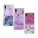 Produktbild Misstars 3X Hülle für Huawei P20 Marmor, Weich TPU Silikon Handyhülle mit IMD Technologie Schutzhülle Flexible Dünn Backcover für Huawei P20, Lila Weiß+Blau Lila+Engel Lila