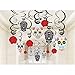 Produktbild Spiralen 30 Tag der Toten Deko Hänger Halloween Girlanden Party Deko Mexikanische Dekoration dia de los muertos Halloweendeko Totenkopf Girlande Spirale Papierdeko Raumdeko