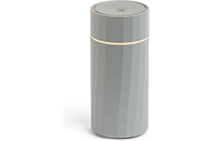 Made By Zen Nomad Grey Aroma Diffuser | Essential and Fragrance Oil Diffuser & Mini Humidifier for Home | Perfect for Aromatherapy and Home Fragrance
