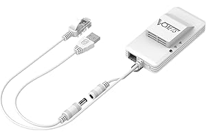 Vonets VAP11AC 2.4G+5G Smart Mini WiFi Bridge/Wireless Repeater/Wireless AP/Wire-to-WiFi Adapter 1200Mbps avec Câble Ethernet RJ45, Bon Compagnon pour Imprimante/Balance Electronique