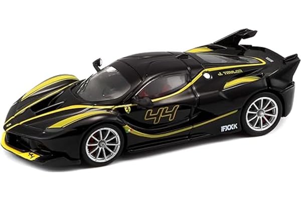 BBURAGO | Ferrari Signature | FXXK | Reproduction de Voiture Miniature à échelle 1/43 | Rouge | Jouet pour Enfant à Collectionner idéale à partir de 3 Ans | 18-36906R