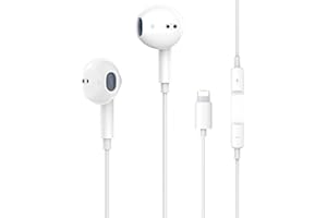 THECOOPIDEA Écouteurs Filaires pour iPhone [Certifié MFi] Écouteurs Intra-Auriculaires,Casque Antibruit Stéréo HiFi avec Micro et Contrôle du Volume,Compatibles avec iPhone 14/14 Pro/13/12/11/SE/XS/XR/8/7