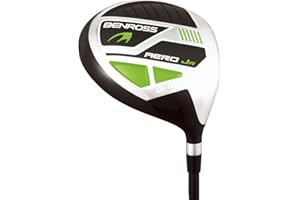 Benross Aero Green Junior Golf Driver – HL Driver for Kids – Oversized Clubhead, Lightweight Graphite Shaft, High Lofted Face – Perfect Beginner Golf Club for Juniors