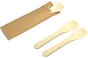 POLOPLAST PZ 250 Palette Beige INCARTATE SINGOLARMENTE COMPOSTABILI Lunghezza 9 CM (COMPOSTABLE Beige Spoons) Ideali per Gelato, SEMIFREDDI, Yogurt E Dolci