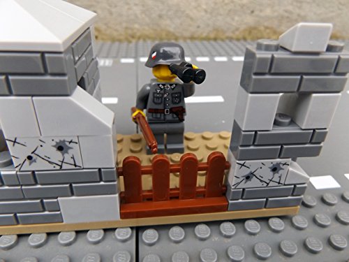 Modbrix 50333 – ✠ Wehrmacht Bunker inkl. Custom Minifigur Wehrmacht Soldat und umfangreiche Bewaffnung ✠ - 4