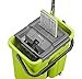 Produktbild CleanUP Reinigungssystem aus flachem Mop und Eimer, zum Reinigen und Trocknen, revolutionäres, arbeitssparendes System zur Reinigung aller Böden, perfekt für Haushalte mit Kindern und Haustieren, spart Zeit und Mühe, leichtes Verstauen durch kompakte Größe, mit kostenlosem, langlebigem Ersatz-Mopaufsatz