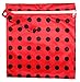 FAB4BABYSTARS, LadyBug Wet Bag, Toiletry Bag, Holiday Bag, Make-Up Bag, Storage Bag for Toys, Stretchy material with Zip, handle for hanging up