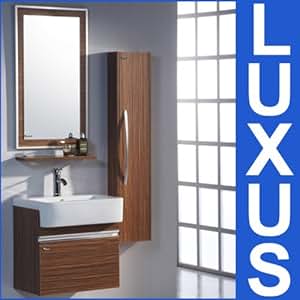 Badezimmer Komplett-Set Badmöbel inkl. Waschbecken und Armatur