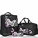 Produktbild 3 Teile Set Fabrizio Schulrucksack, Sporttasche, Mäppchen für Mädchen und Jungen Motive (Butterfly Black)