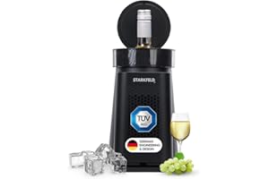 ‎STARKFELD STARKFELD HOME® Leiser Elektrischer Smart Weinkühler – Elegantes Design,schnelles, energiesparendes Kühlen von Wein, Sekt, Champagner|SilentCoolTechnology|2-20°C Temperaturbereich|Ambiente Beleuchtung