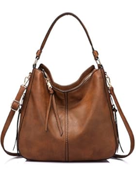 Handtaschen Damen Leder Umhängetasche Henkeltasche Designer Taschen Hobo Taschen groß Mit Quasten