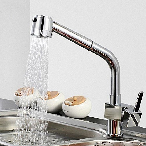 Ancheer 360° Drehbar Spültisch Mischbatterie Einhebel Wasserhahn Küchearmatur Einhandmischer für Küchen,Badezimmer, Waschbecken