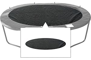 JUMPPRO Jump PRO Weatherproof 8ft 10ft 12ft 14ft Trampoline Bed Cover. Fits with Enclosure poles in place! UV resistant plus protection from rain and debris. 29 Different Size and Shapes available!