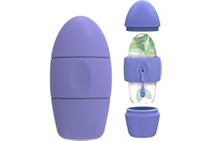 Pure Vie Ice Roller Visage, Rouleau Visage, Appareil Massage Visage, Facial Ice Face Roller Appareils de Tonification pour le Visage, Rouleau à Glace pour les Yeux et le Visage(violet)