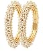 YouBella Jewellery Gold Plated Pearl Studded Bracelet Bangles Set For Women and Girls RS.399.00