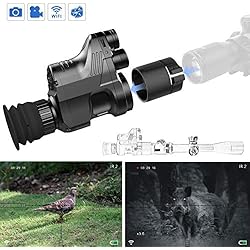 Lunette de visée, enregistrement vidéo en ligne rouge externe, chasse à la carabine DIY vision nocturne numérique pour les caméras HD et les affichages portatifs