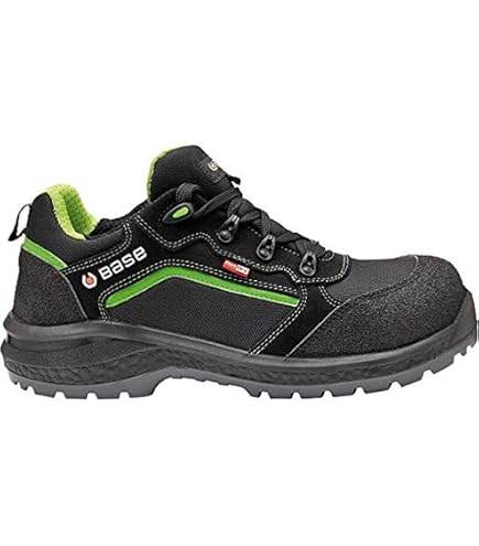 Scarpa Antinfortunistica Base Protection Prado | Uomo Donna Nero/arancio Taglia 46 | S3 SRC Con Puntale In Acciaio - 2