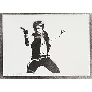 Han Solo STAR WARS Handmade Street Art - Artwork - Poster