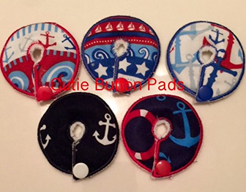 G-tube Pads 5 pack (sailor)
