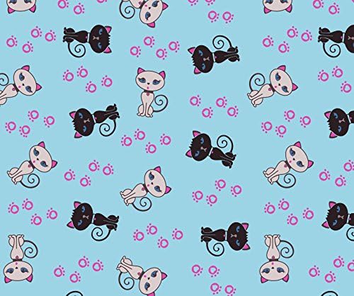 Premium Microfiber Cleaning Cloth Cute Blue Cats For Glasses Spectacles Cameras Lenses Phones Microfibre