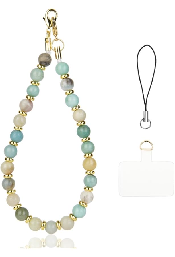 Chaîne Courte Pour Téléphone – Pendentif Perles Acryliques, Anti-perte, Chargement Compatible