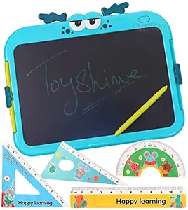 Toyshine 10.5 Inch LCD Writing Tablet Portable EWriter Electronic Handwriting Drawing Board Graphics Tablet Portable Doodle Drawing Pad with Stylus Pen for Kids Early Education Gift- Green