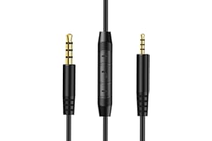 Weatwo Replacement Audio Cable Bose Headphone Wire 3.5mm to 2.5mm Stereo Jack Cord Compatible with Bose 700 QuietComfort QC35 QC35II QC25 QC45, JBL Tune 710BT E45BT with Mic & Volume Control