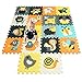 Produktbild qqpp Puzzlematte 18 TLG. Kinderspielteppich Spielmatte Spielteppich Schaumstoffmatte Matte  Kälteschutz abwaschbar bunt phantasiefördernd QQP010011G301018