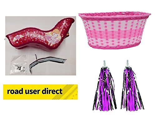 bike streamers and basket