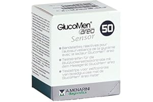 Glucomen 10382178 - Strisce reattive Areo Sensor, confezione da 50